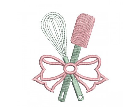 Instant download machine embroidery cutlery applique
