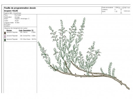 Instant download machine embroidery Flower of the Pope