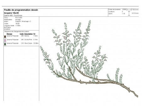 Instant download machine embroidery Flower of the Pope