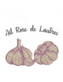 Instant download machine embroidery garlic
