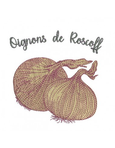 Instant download machine embroidery garlic