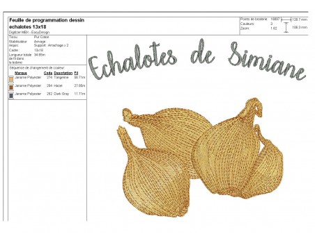 Instant download machine embroidery onions