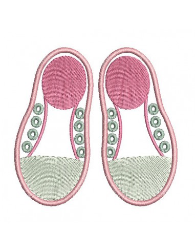 Instant download machine embroidery design   sneakers