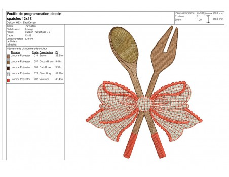 Instant download machine embroidery whip and spatula