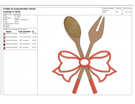 Instant download machine embroidery  spatula