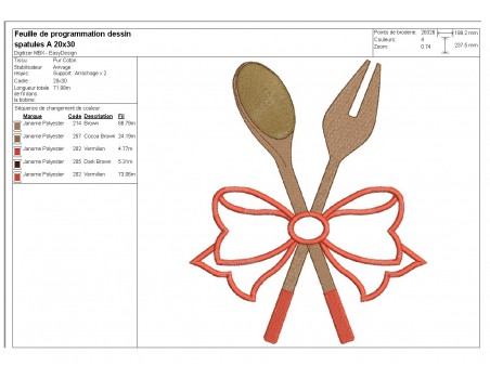 Instant download machine embroidery  spatula