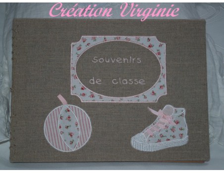 motif de broderie basket