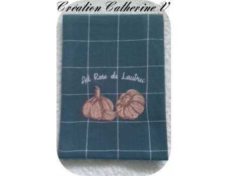 Motif de broderie machine  ail de Lautrec