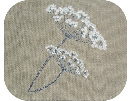 Instant download machine embroidery clover flower