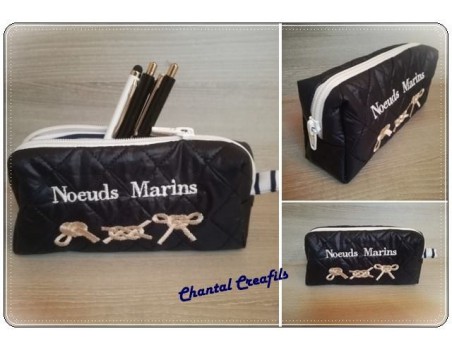 Motif de broderie machine noeuds marins