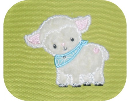 Instant download machine embroidery lama applique