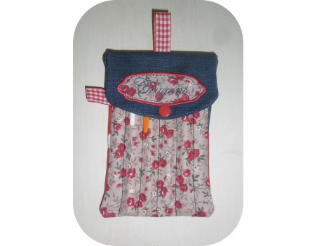 Instant download machine embroidery pencil case ith