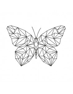 Motif de broderie machine papillon origami