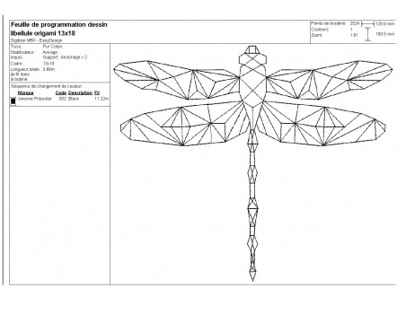 Instant download machine embroidery design butterfly