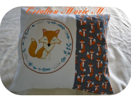 Motif de broderie machine  renard