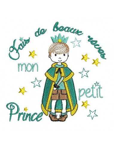 Motif de broderie machine prince