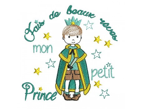 Motif de broderie machine prince