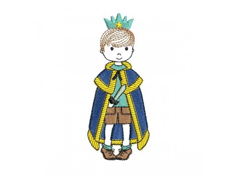 Embroidery design frame  little Prince