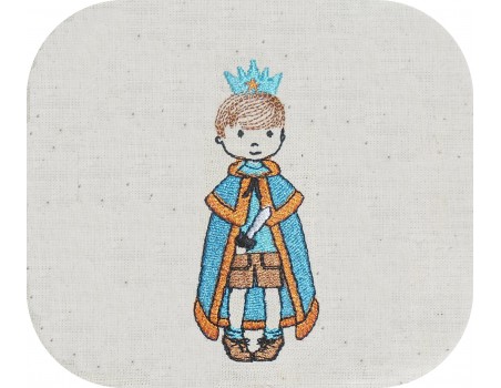Embroidery design frame  little Prince