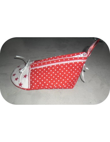 Motif de broderie machine trousse chaussure  ITH