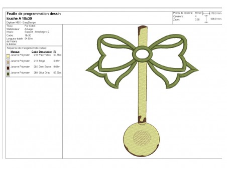 Instant download machine embroidery enamelled ladle