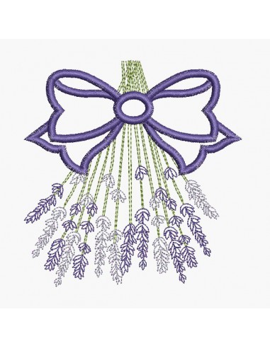 Instant download machine embroidery lavander