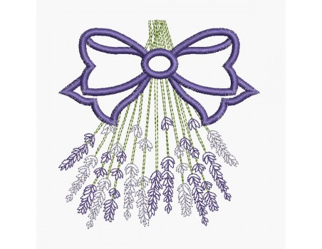 Instant download machine embroidery lavander