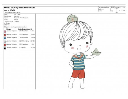 Embroidery design   little Prince