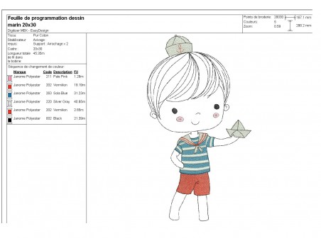 Embroidery design   little Prince