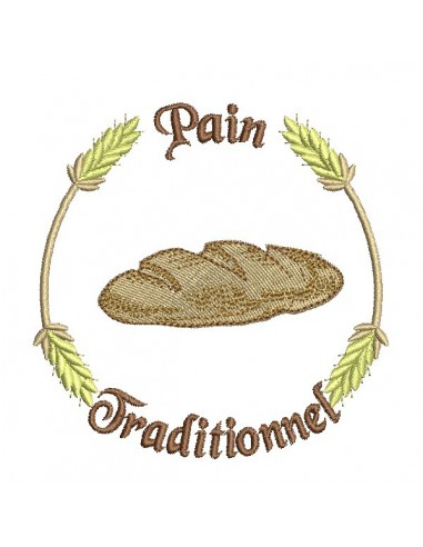 Instant download machine embroidery bread flour