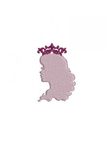 motif de broderie camée princesse