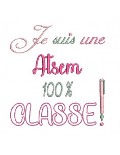 Embroidery design super teacher