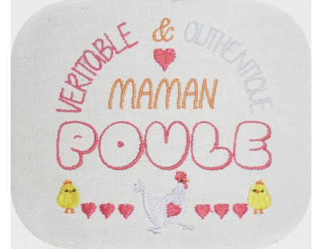 Instant download machine embroidery doting mother