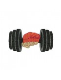 embroidery design dumbbell
