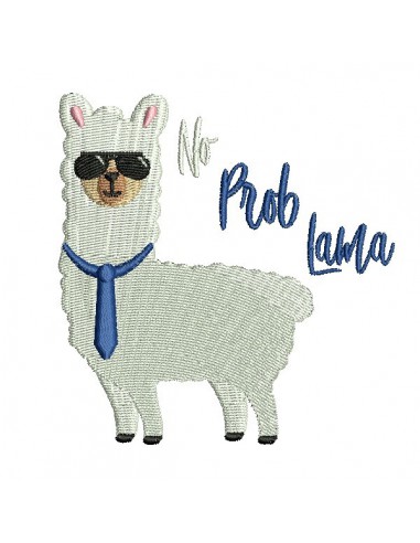 Instant download machine embroidery  lama gnifique