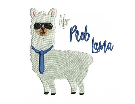 Instant download machine embroidery  lama gnifique