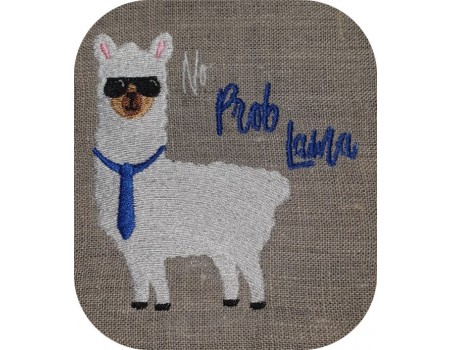 Instant download machine embroidery  lama gnifique