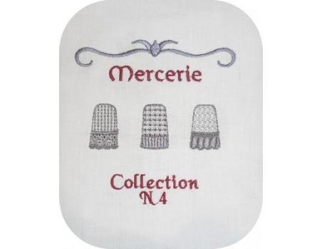 Motif de broderie  dés N 4