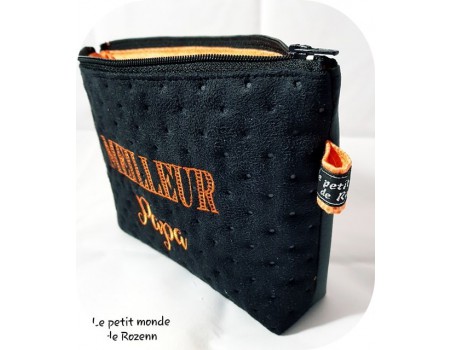 Motif de broderie  meilleur papa