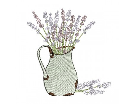 Instant download machine embroidery lavender