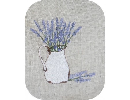 Instant download machine embroidery lavender