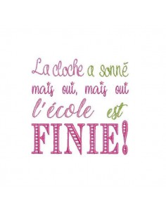 Motif de broderie la cloche à sonné