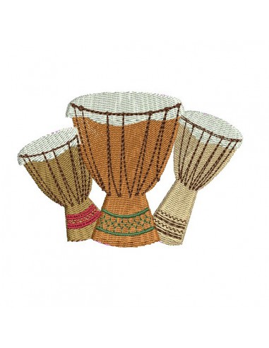 embroidery design music balafon