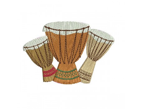 embroidery design music balafon