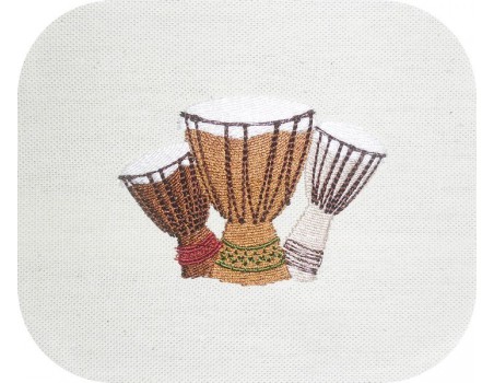 embroidery design music balafon