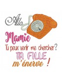 Embroidery design  allo granny