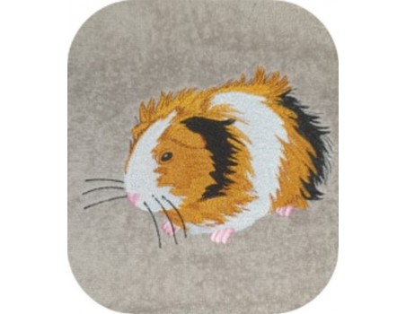 embroidery design guinea pig
