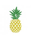 Instant download machine embroidery design pineapple heart