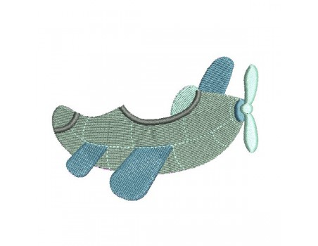 Instant download machine embroidery Mouse in a plane