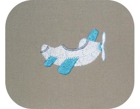 Instant download machine embroidery Mouse in a plane